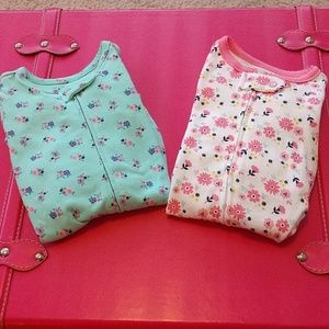 Baby Girl Sleepers/Footies